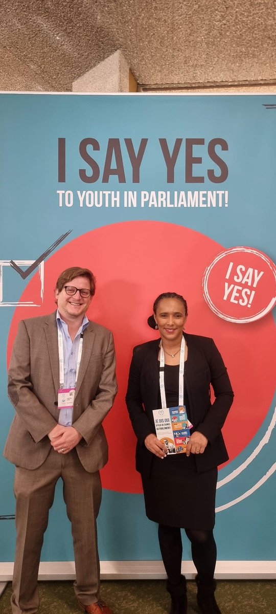 IPUparliament's tweet photo. At #IPU148?

Join hundreds of #MPs who have already pledged to support #youth in their parliament!

Stop by #IPU's I Say Yes to Youth in Parliament! booth + show your support.

Learn more about the campaign to encourage #YoungMPs.

➡️https://t.co/NeIcCgfjlp https://t.co/nzc3gdMZYU