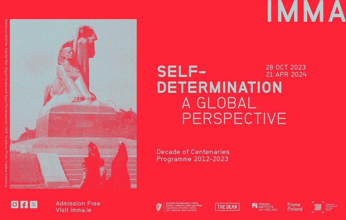Proud to be partner of the unique guided #tour in French by Honorine Lerévérend of @IMMAIreland's essential, museum-wide #exhibition 'Self-Determination: A Global Perspective' this Saturday at 12pm! #Free booking: ow.ly/NNPz50QWNVV