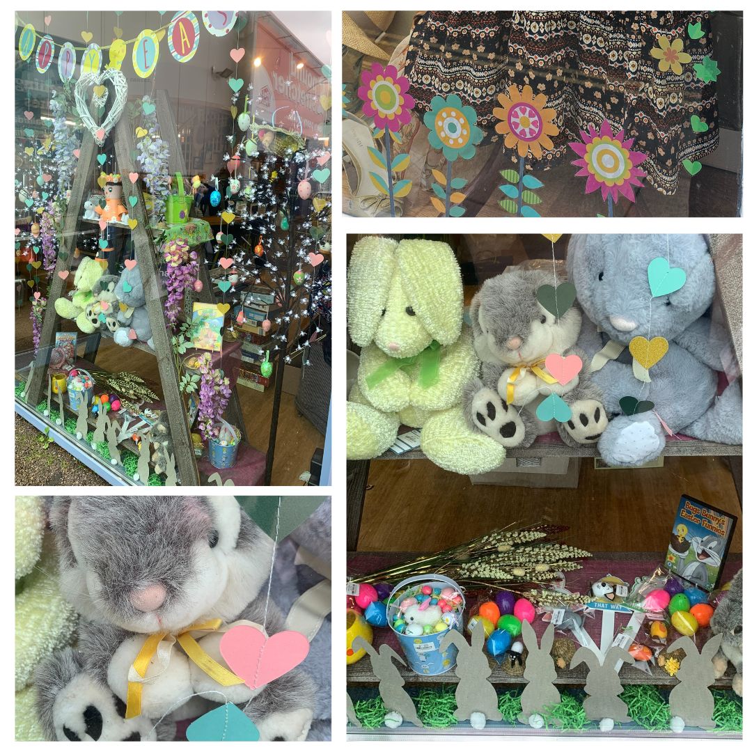 Come and have a browse in our shops and get in the #Easter mood 🐣 🐰 We have some lovely #Spring bits and pieces to give as gifts or use as decorations! Find our shops orlo.uk/BigCShops_tRjDg 🖼️ Top right: Dereham Others: Diss #shopsecondhand #shopsustainably