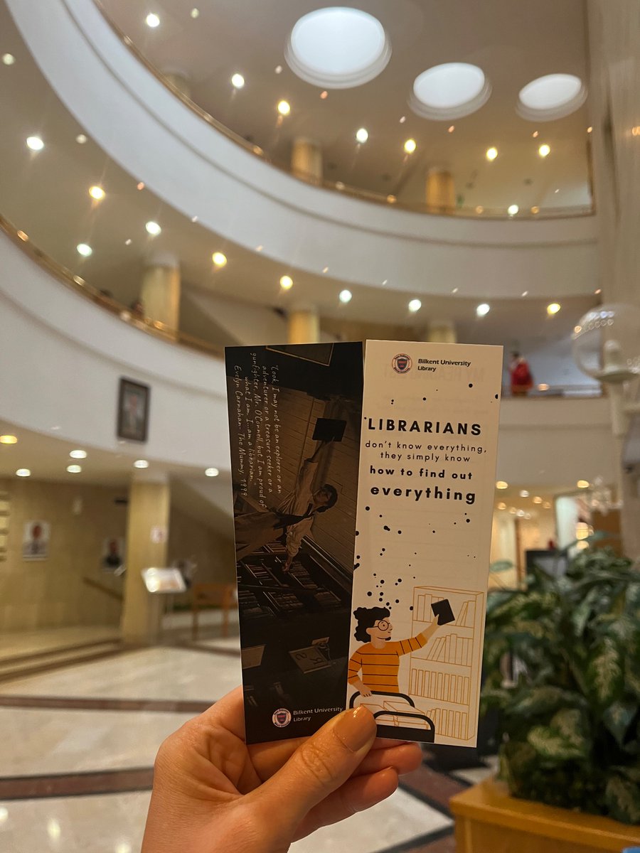magiltas's tweet image. Happy Library Week!  🎈#bilkentlibrary