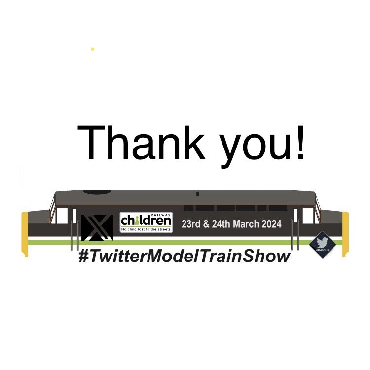 CottonTreeRail's tweet image. A massive thank you to everyone who took part in #TwitterModelTrainShow 2024

Over £950 has been raised (so far) for @RailwayChildren through donations via justgiving.com/page/twittermo… and from the sale of show merchandise, still available at redbubble.com/i/magnet/Twitt…

#TMGUK #TMRGUSA
