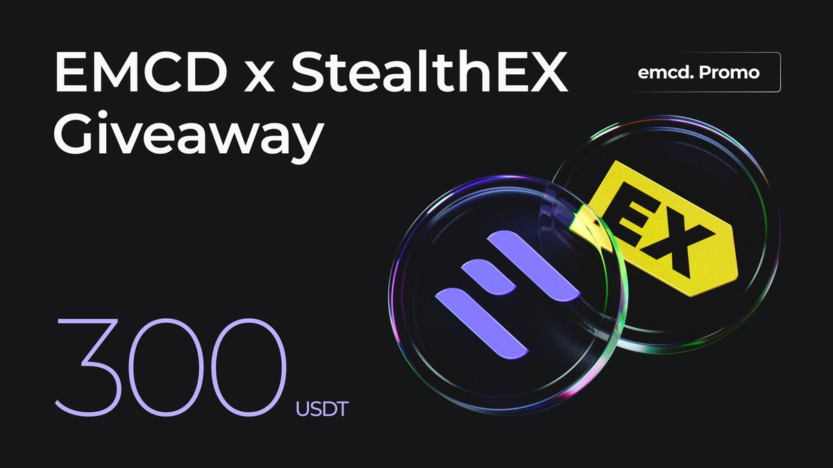 ✨ EMCD х StealthEX $300 Giveaway ✨

Let's send #Bitcoin to the moon!🌛 The moon is 384,000 km away, so if we collect 380 retweets, we will give away $300 and other gifts!

1️⃣ Follow <a href="/emcd_io/">EMCD</a> &amp; <a href="/StealthEX_io/">StealthEX</a>
2️⃣ Like, RT the post
3️⃣ Tag 3 friends in the comments

🏆 6 random