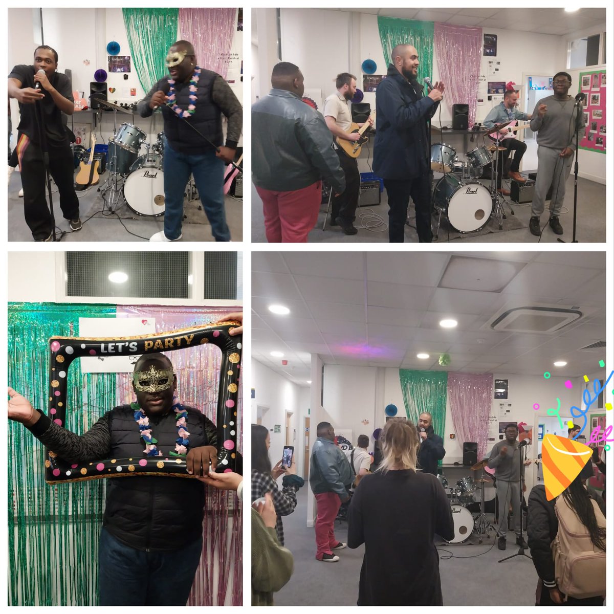 Celebrating success & community at #theautismproject Five learners secured a #Proudtobeme grant & organised a social event for all #CareTrade paricipants. Games, dancing & delicious food cooked by our talented kitchen learners #Community #Success #Inclusion @EmployAutism