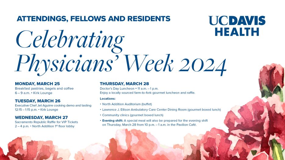 It's #PhysiciansWeek & we are celebrating our physicians – attendings, fellows & residents – & all they do for @UCDRadiology patients & their families! Check out all the festivities we have planned for this week 👇 bit.ly/3ToWmR0