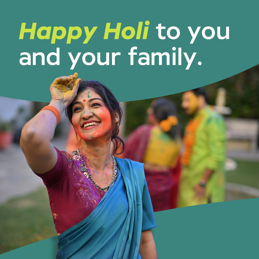 We'd like to wish a Happy Holi to all those who are celebrating 💚