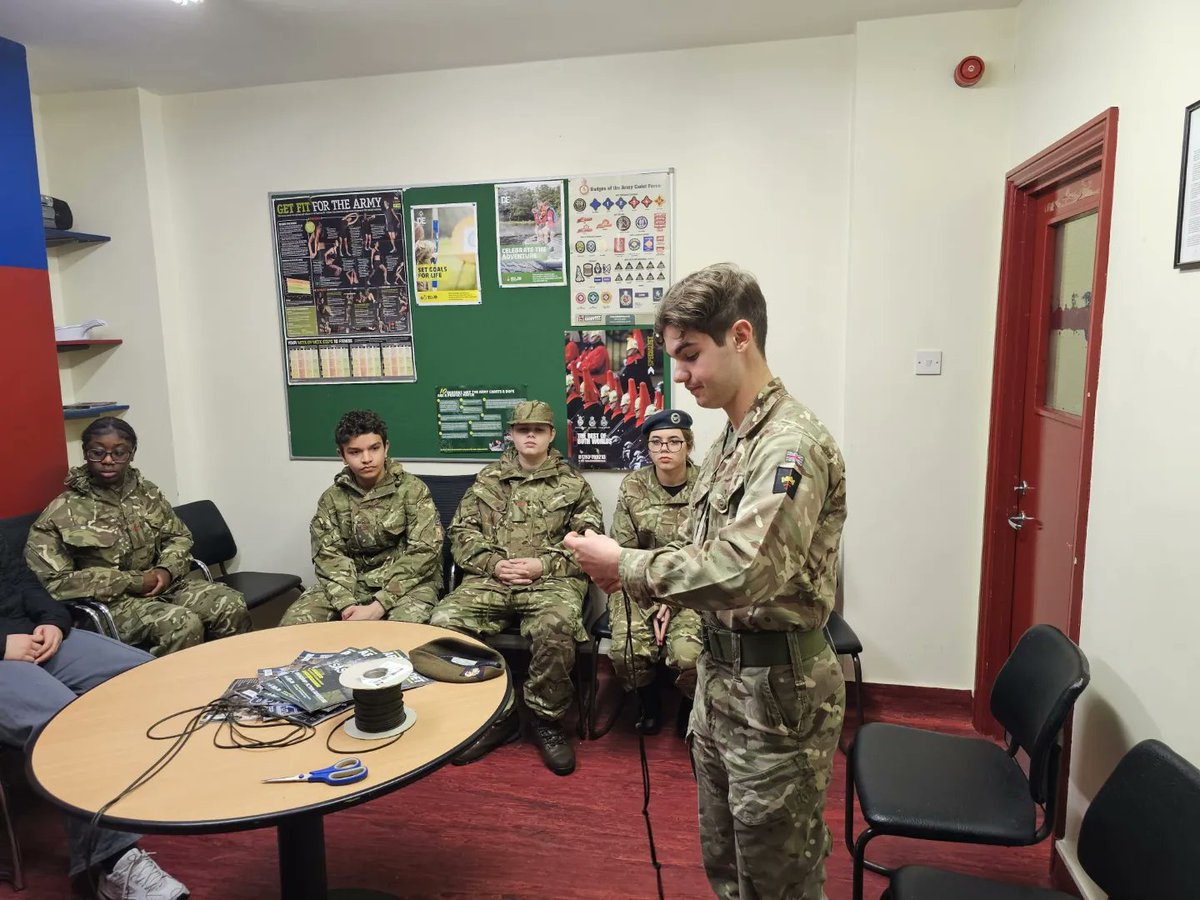 Great visit from The Army Engagement Team last week at 26 Detachment @ACF_NELondon