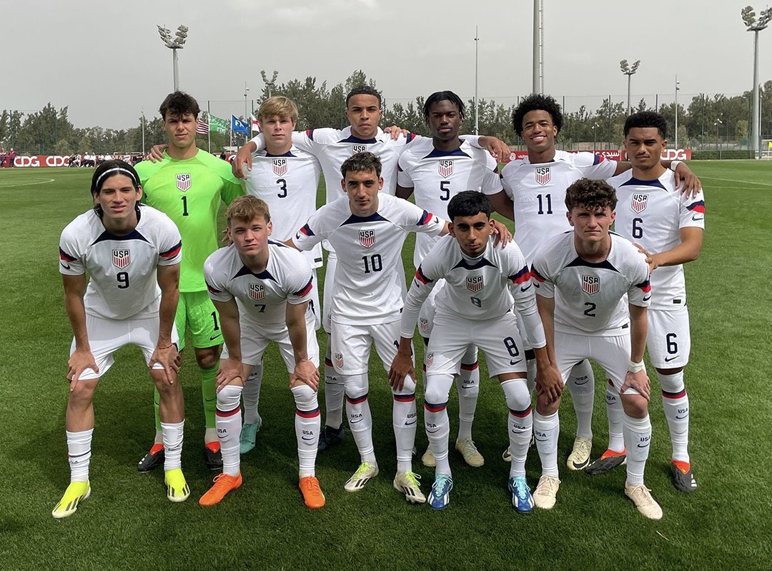 Locals @matai_1000 (#5) and @krisfletch2 (#11) both got the start for the US U19’s in their 3-2 win over England this past weekend!