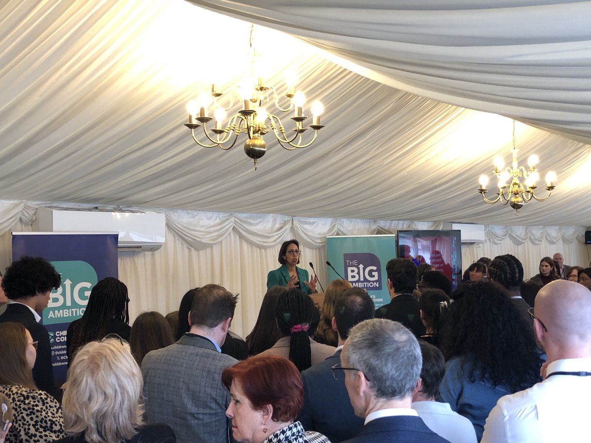 An inspiring afternoon at the launch of @childrenscomm #BigAmbition with @bphillipsonMP @FloellaBenjamin @munirawilson @WalkerWorcester showing us why children’s voices must be heard📢