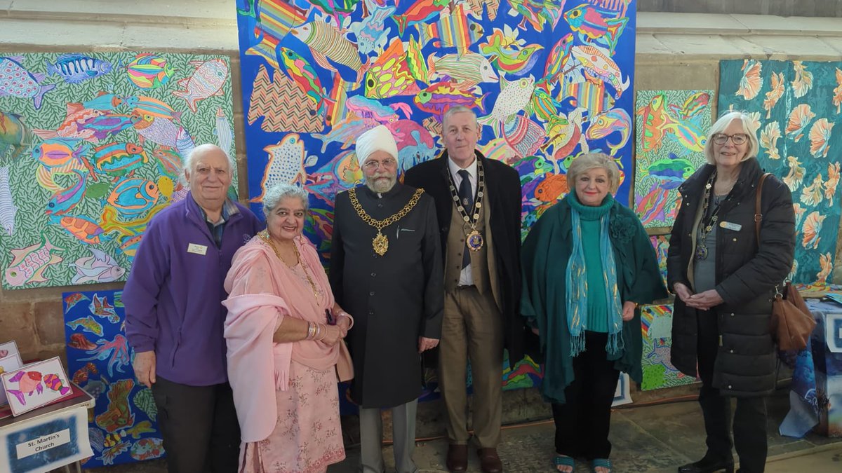 The Lord Mayor and Lady Mayoress attended the launch of The Climate Change and Oceans Project at Holy Trinity Church on 23rd February. The project was created to raise awareness of plastic pollution in schools and community groups and the ways in which it affects our oceans.