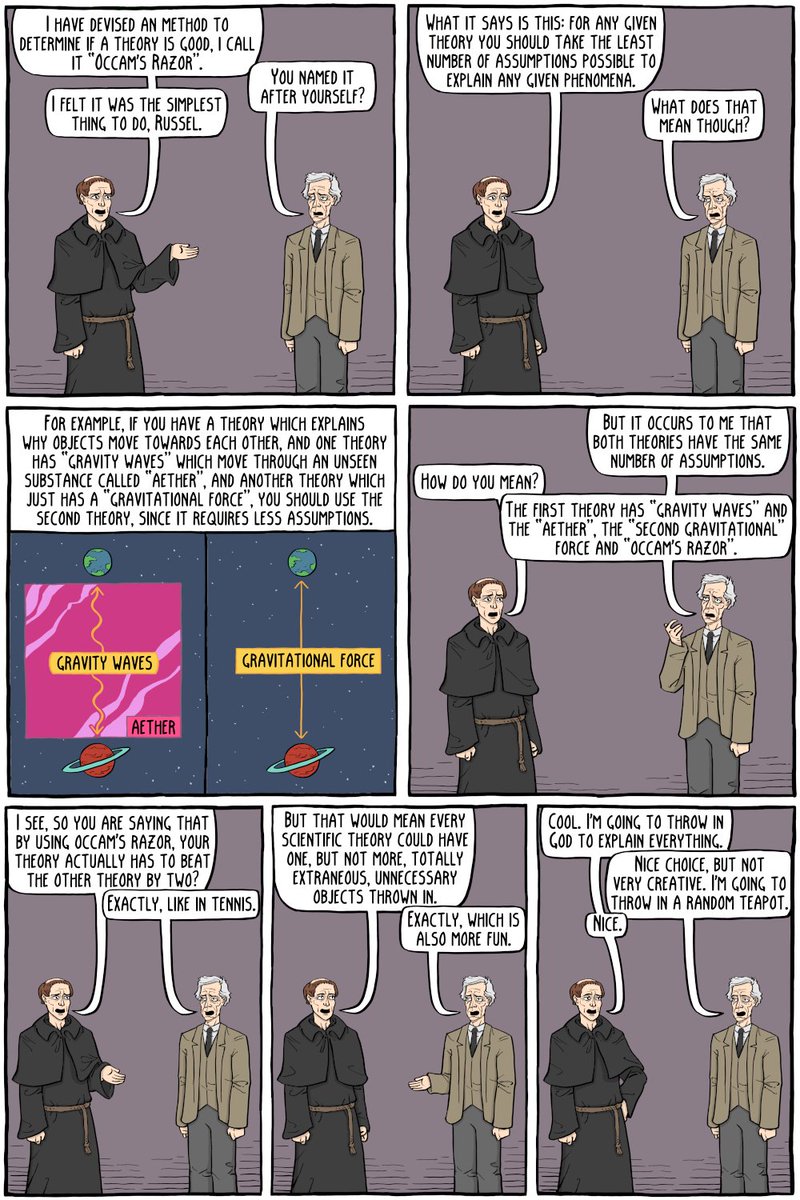Occam's Razor -
existentialcomics.com/comic/543