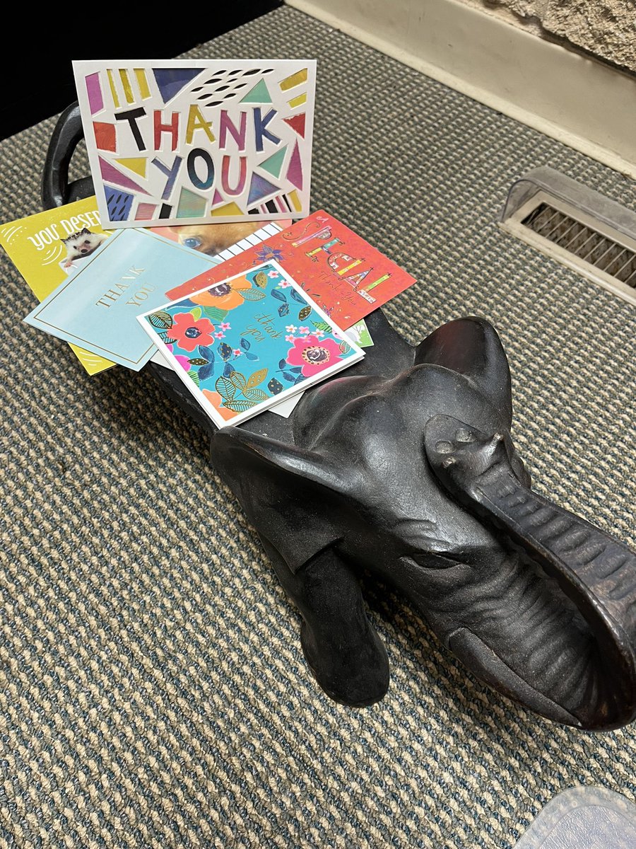 Dickerson Park Zoo (@dpzoo) on Twitter photo ❤️ how <a href="/teacherJLK/">Jerri Lynn Kyle</a> teaches her students the value of a hand-written thank you note. Mouse-sized touches make elephant-sized impressions. ❤️ how <a href="/teacherJLK/">Jerri Lynn Kyle</a> teaches her students the value of a hand-written thank you note. Mouse-sized touches make elephant-sized impressions.