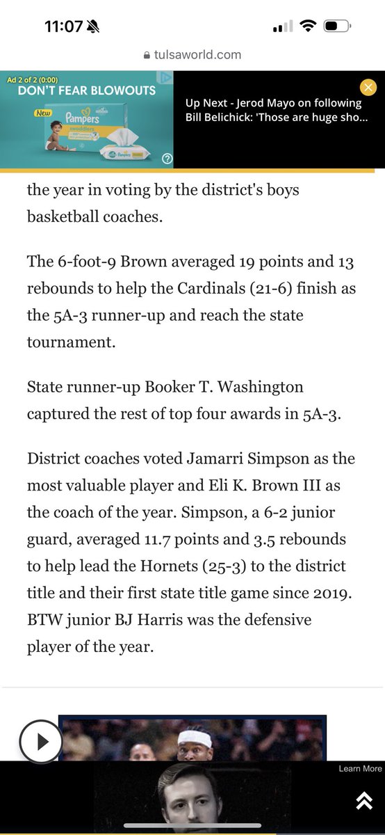 Congrats to @ZacBrown24 & BJ Harris @Barron5Harris on winning OFF & DEF players of the year !