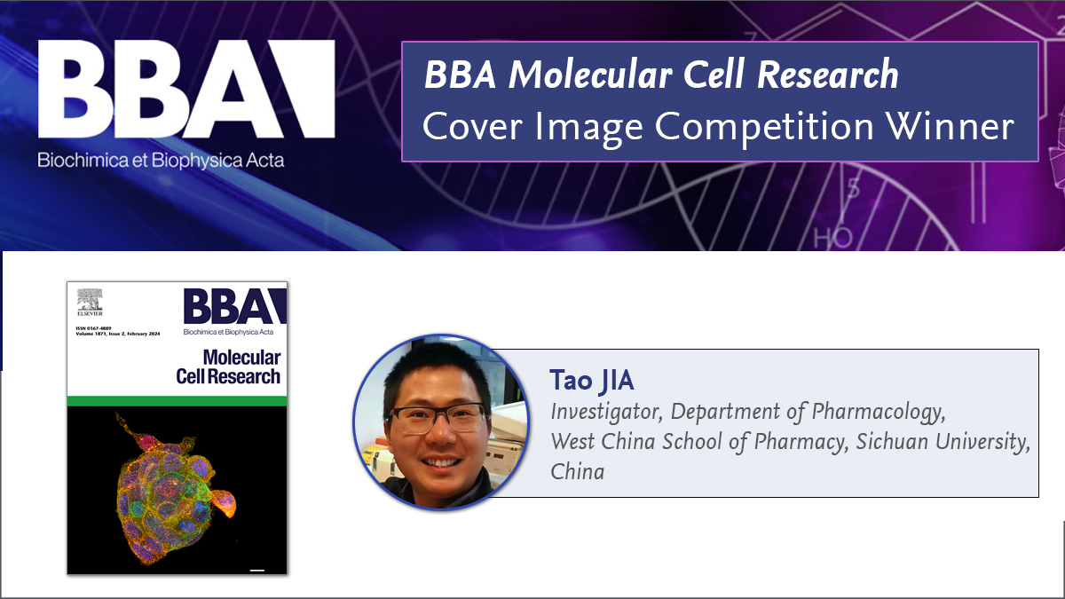 Congratulations to BBA Cover Image Competition winner Tao Jia whose winning image is displayed on the journal cover of BBA Molecular Cell Research. Send in your own entry for the 2025 BBA Cover Image Competition > spkl.io/60154LQeD