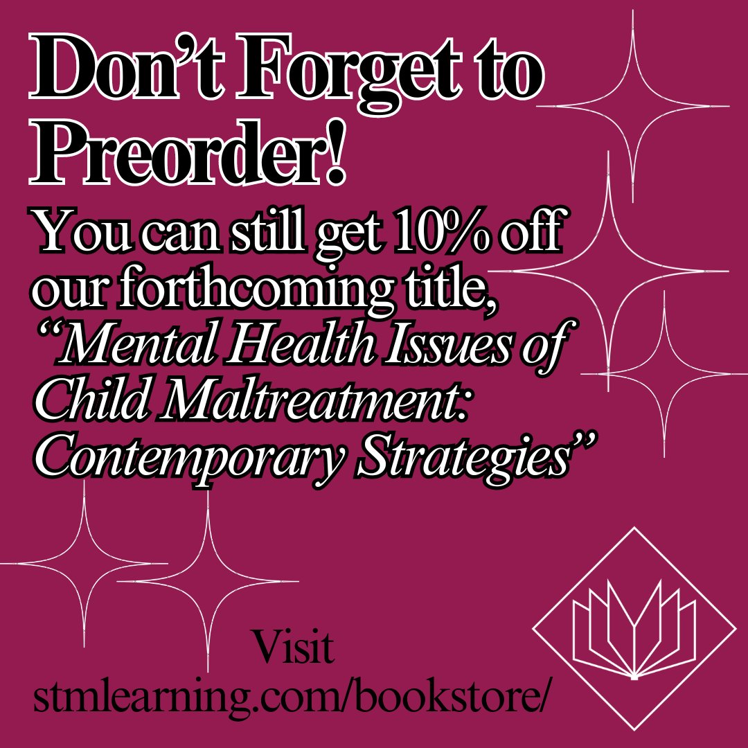 stmlearning's tweet image. There is still time to preorder our forthcoming title! Visit stmlearning.com to get 10% off your order of both volumes! These workbooks are a vital resource for professionals. #NewBook #Publishing