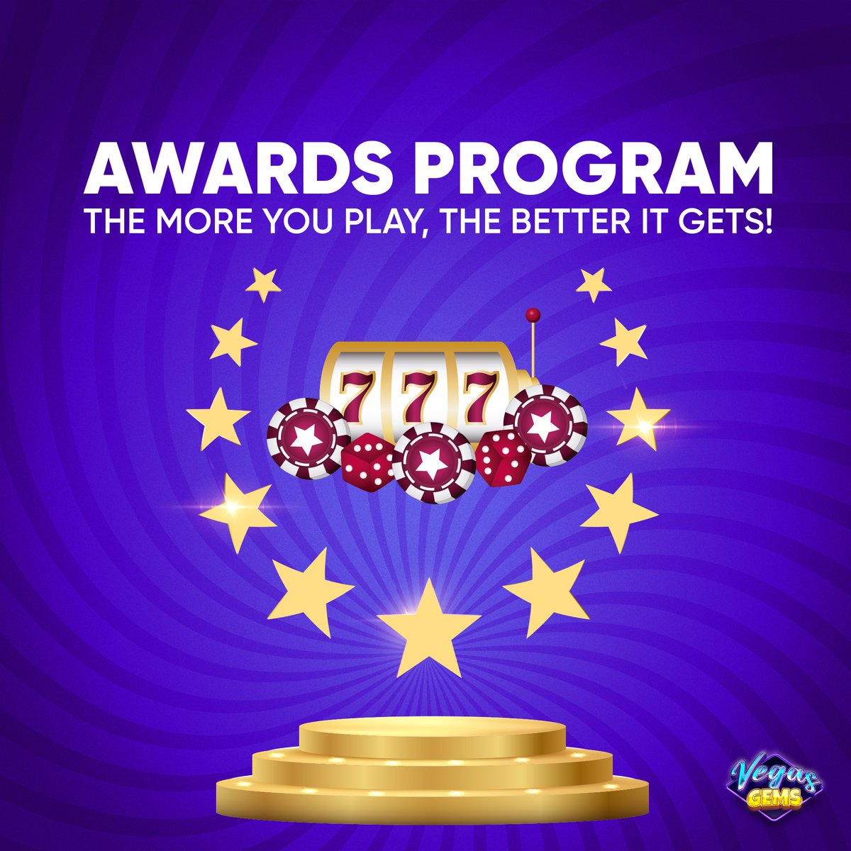 vegasgems_'s tweet image. 🌟 𝗗𝗶𝘃𝗲 𝗶𝗻𝘁𝗼 𝘁𝗵𝗲 𝗪𝗼𝗿𝗹𝗱 𝗼𝗳 𝗥𝗲𝘄𝗮𝗿𝗱𝘀 𝘄𝗶𝘁𝗵 𝗩𝗲𝗴𝗮𝘀𝗚𝗲𝗺𝘀!✨

Unlock the potential of our unique Awards Program - for every $5 deposit, receive 50 award points that can be instantly redeemed for cash prizes!

#VegasGems #AwardsProgram #CashPrizes