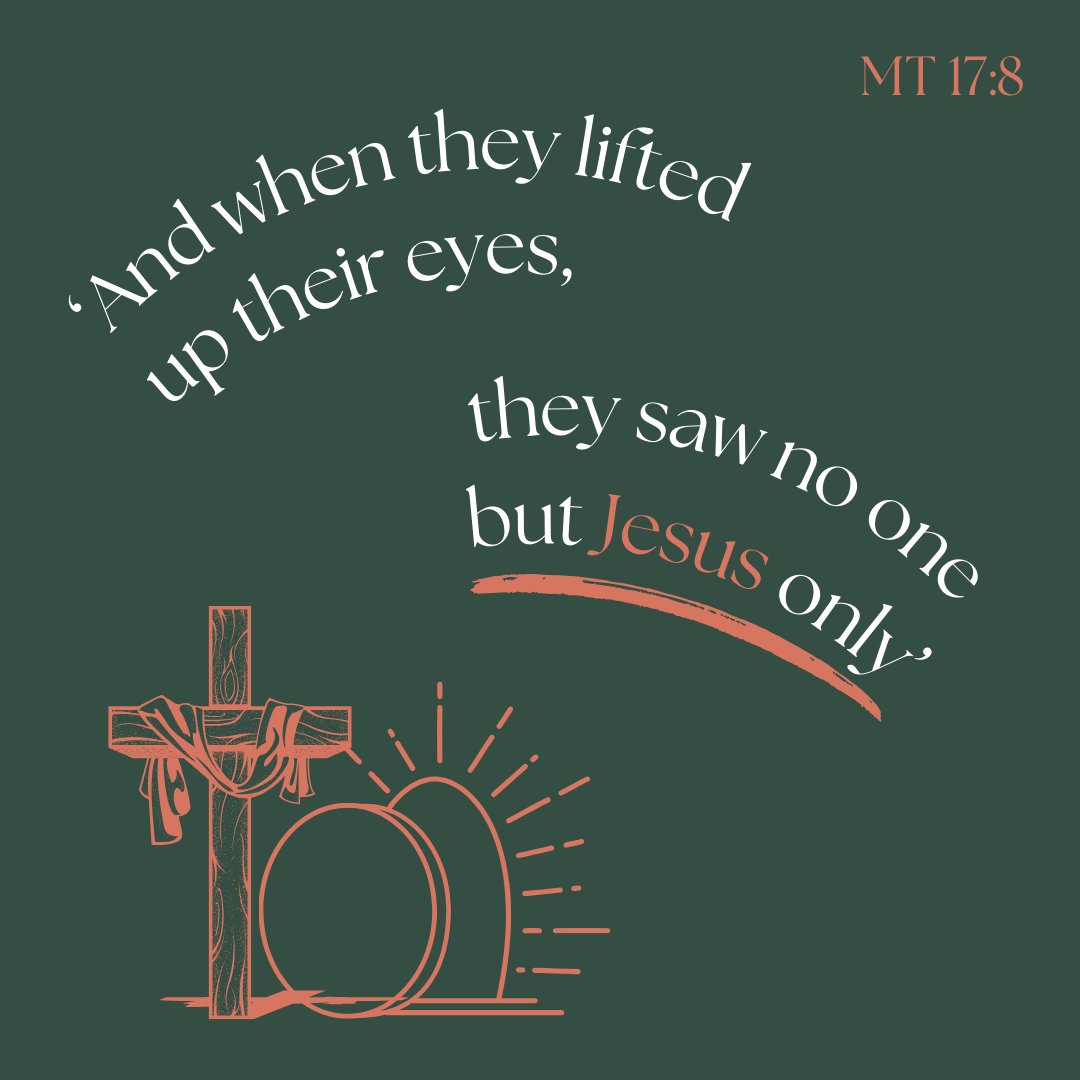 PriscaPreach's tweet photo. Praying for all those preaching this Holy Week and Easter that every person, hearing every message, would have their eyes lifted to see only Jesus 🙏

#priscapreach #preaching #bibleteaching #holyweek #easter #matthew17v8 https://t.co/KiQvyfmESY