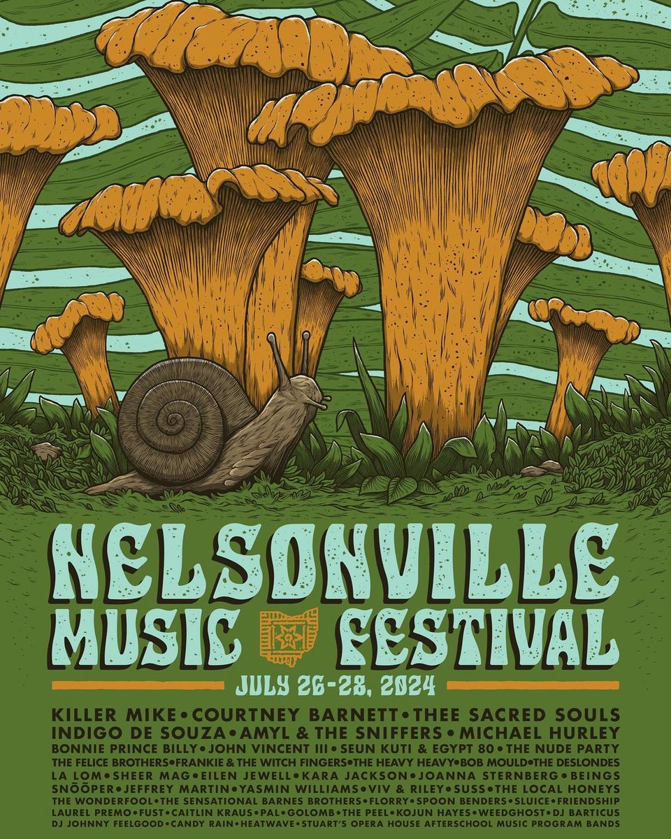 We'll see you at @nelsonvillefest in July! nelsonvillefest.org 🐌