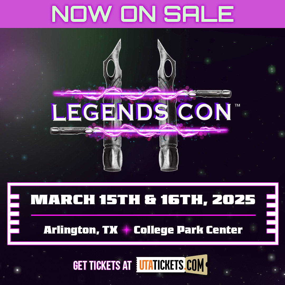 Tickets are now on sale for LegendsCon II! Get your tickets here 🎟: utatickets.com/ticketinfolege… @Legends_Con @visit_arlington @DTarlington #LegendsCon #CPC #LiveatCPC