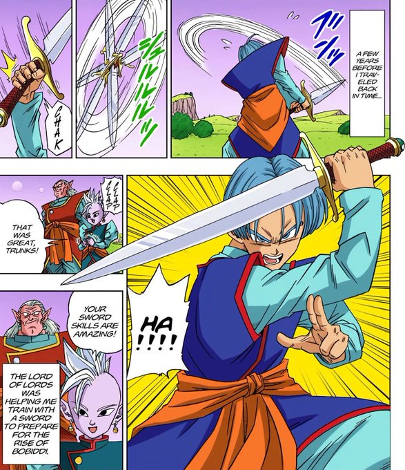 Future Trunks Is Shown Wielding The .. | Dragon Ball Manga