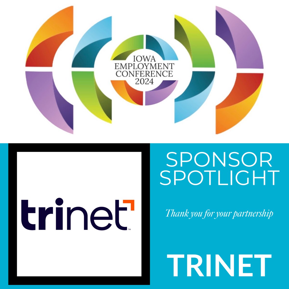 A shout out of appreciation to conference sponsor, @TriNet! #IEC2024 Connect with sponsors here: conta.cc/3wqrSEq Register here: conta.cc/42d7wMI #continuingeducation #professionaldevelopment #mentalwellness #diversityequityinclusion #leadership