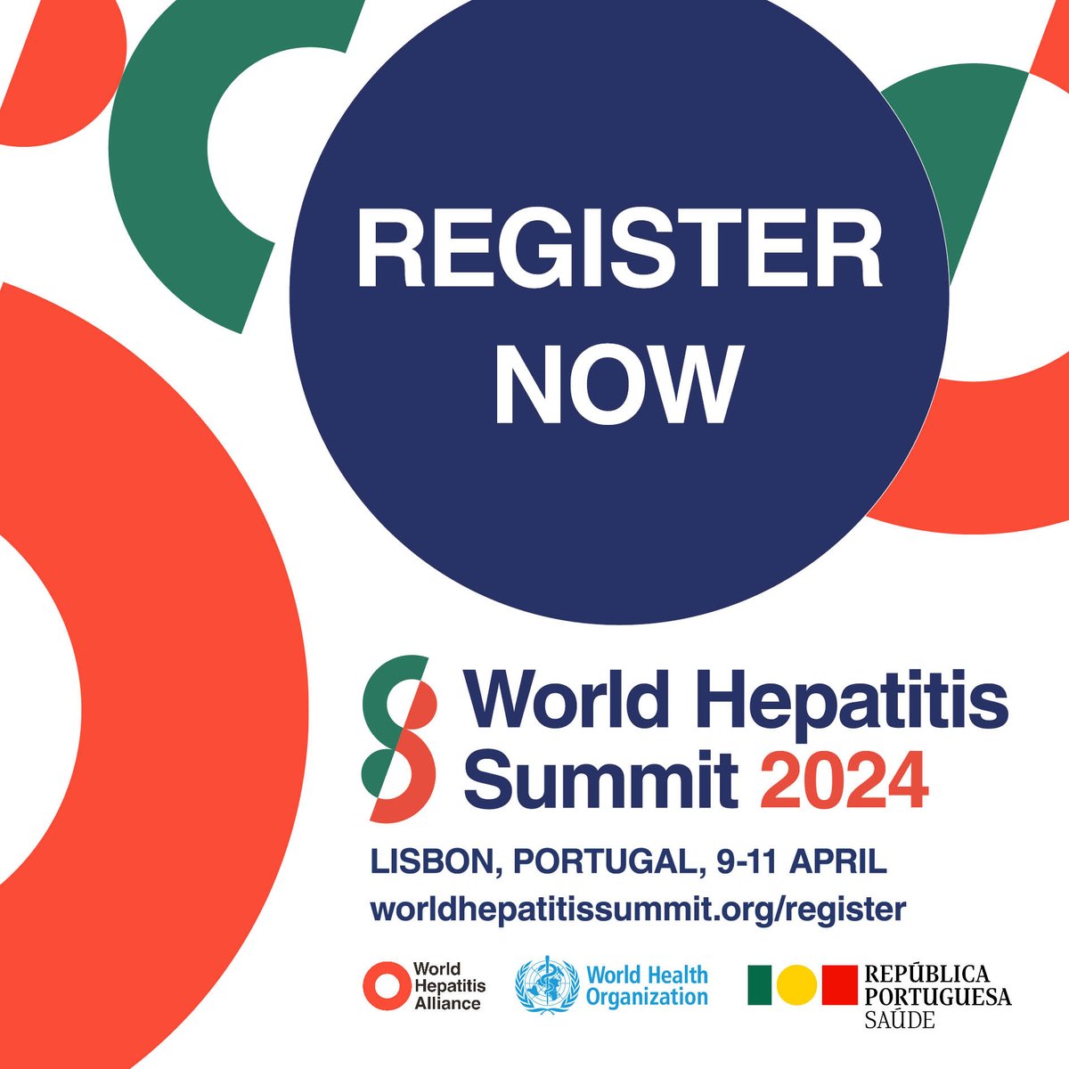 🌍 Don't miss the World Hepatitis Summit 2024, April 9-11, 2024! The premier global conference dedicated to a multi-stakeholder, public health approach for hepatitis elimination. Register here: worldhepatitissummit.org/register/ #HepatitisElimination 🇵🇹