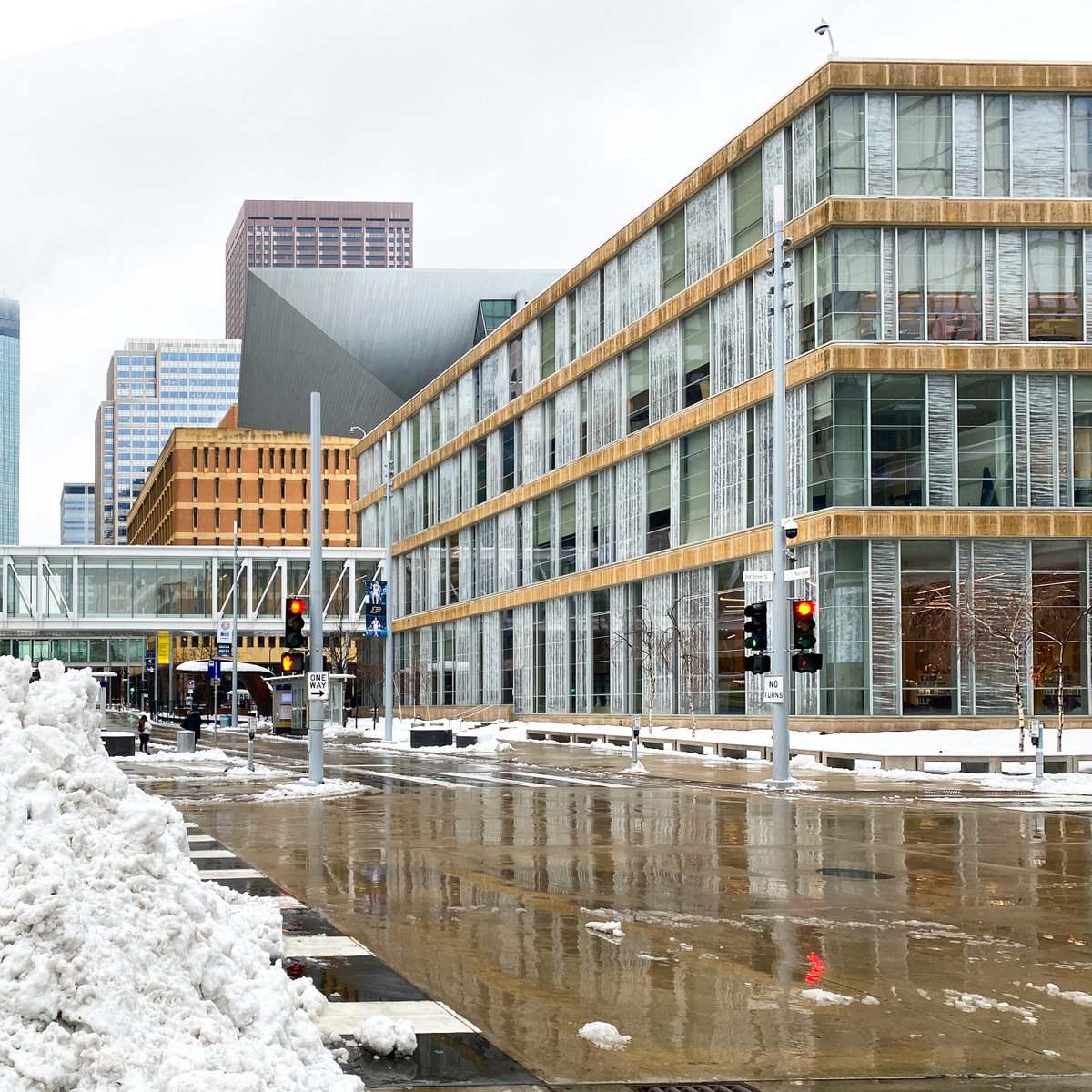 Hennepin County libraries are operating as scheduled today, with one exception - Osseo Library is closed and will reopen on Tuesday.