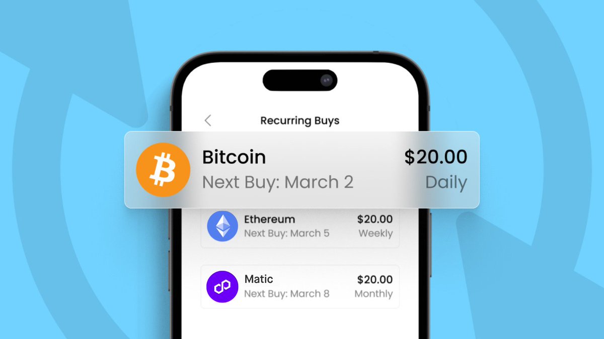 Introducing the Nash Recurring Buys! 💸🔄 Now you can easily: ➡️ Buy a specific amount of crypto over time based on intervals you set. ➡️ Automatically convert a portion of your monthly salary to crypto.