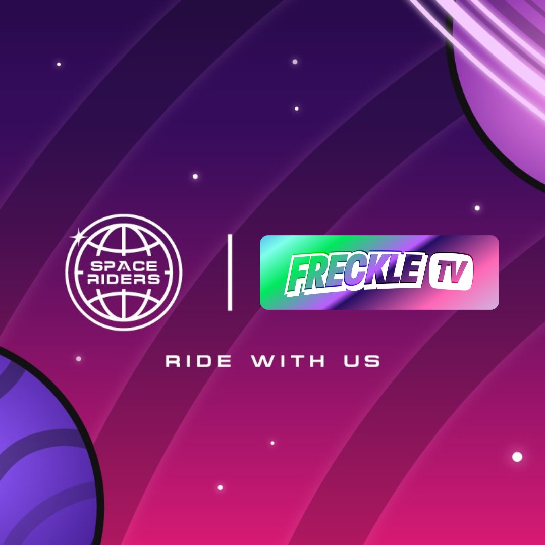 FRECKLE TV X SPACE RIDERS 🚀🚀

Ride with <a href="/SpaceRidersXYZ/">Space Riders</a> all week on Freckle TV's daily trivia 📅🎮

Read below to find out how you can play NOW! 👇
