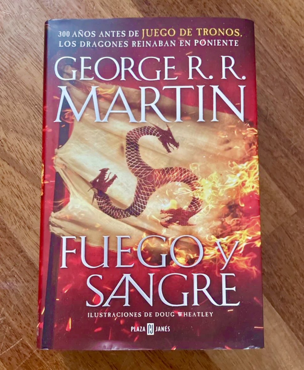 SORTEO ESPECIAL 70K FOLLOWERS🔥 VOY A SORTEAR EL LIBRO ‘FUEGO Y SANGRE’ DE GEORGE.RR.MARTIN QUE CUENTA LA HISTORIA DE LOS TARGARYEN. PARA PARTICIPAR: 1️⃣ SIGUE a @KingTargaryenn 2️⃣ DALE RT y MG 3️⃣ MENCIONA a un amig@ Daré al ganador el día 1 de Abril. ❤️‍🔥SUERTE A TOD@S❤️‍🔥