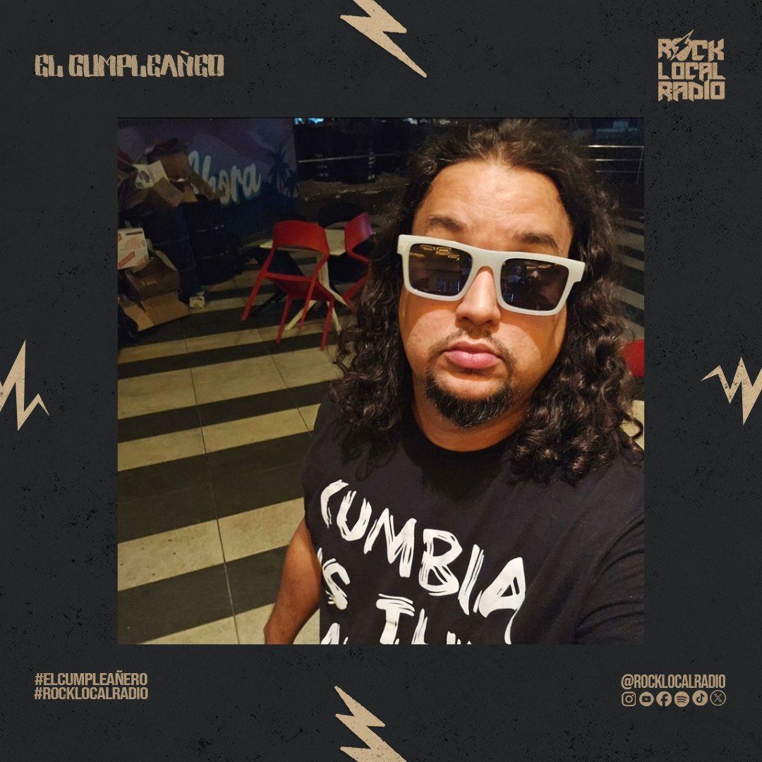 rocklocalradio's tweet photo. EL CUMPLEAÑERO🥳
Hoy esta de cumpleaños, @drlacxos de @disco_lai y @360vinyl
El equipo de Rock Local Radio le desea un Happy Fucking Heavy Metal Birthday 🤘🏼🖤🥳
#RockLocalRadio #RLR #RLRRD #ElCumpleañero
#HBDMax #HBD #DiscoLai #360Vinyl #HappyFuckingHeavyMetalBirthday https://t.co/WnmnrMABSE