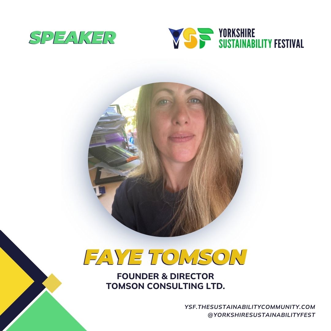 Our 2024 programme is filling up and we are so excited to announce more speakers. Faye Tomson, Founder & Director of Tomson Consulting Ltd, will be joining us on day 2 of YSF. Join in the discussion. Tickets are available now: bit.ly/3uglmRS #energyefficiency
