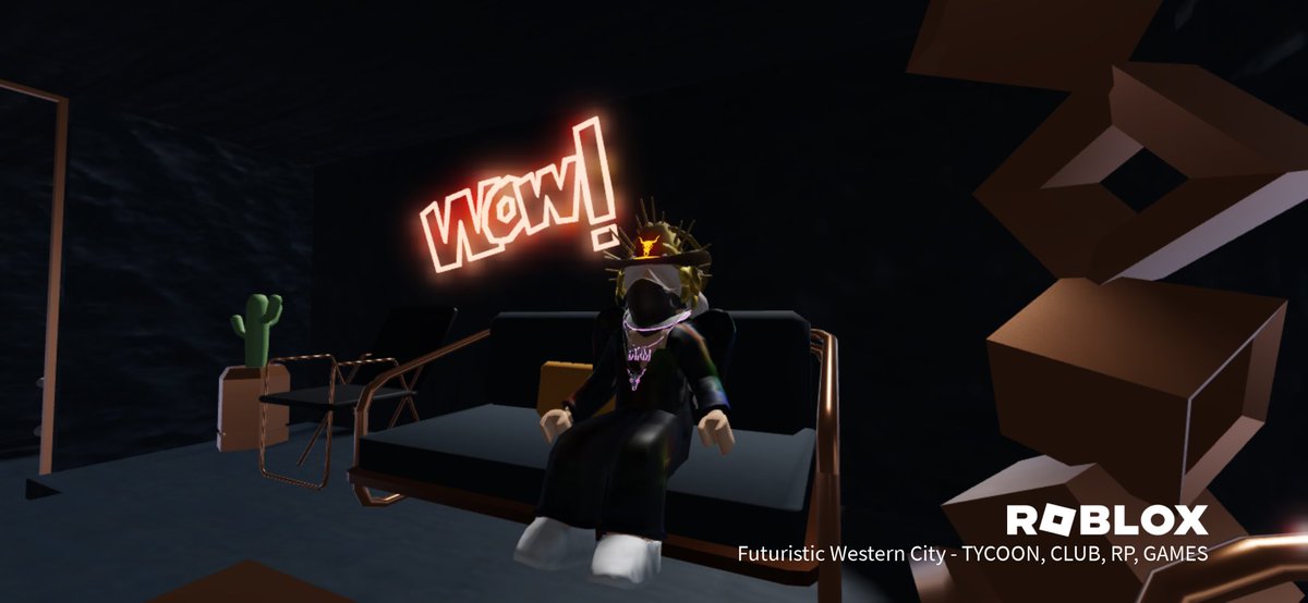 chainqueenverse's tweet image. 🤠🎶✨Immersing myself in the adventurous Futuristic Western City in @Roblox  by @bufalomusic & @Dreamzedd Sprucing up my home, mining for treasures, and meeting up with friends from Decentraland is great!#RobloxAdventures #BuffaloCityFun
