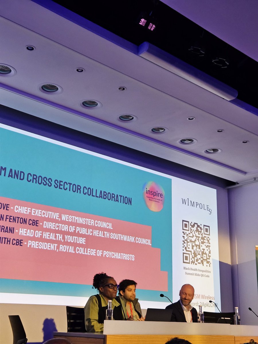 Ruth Adams π (@radams555) on Twitter photo "First thing we have to do is think about people with mental illness as they are most marginalised. If we develop systems that work for people at the margins, then they will work for everyone else" says <a href="/DrLadeSmith/">Lade Smith CBE</a> at the #BlackHealthSummit24 <a href="/rcpsych/">Royal College of Psychiatrists</a> "First thing we have to do is think about people with mental illness as they are most marginalised. If we develop systems that work for people at the margins, then they will work for everyone else" says <a href="/DrLadeSmith/">Lade Smith CBE</a> at the #BlackHealthSummit24 <a href="/rcpsych/">Royal College of Psychiatrists</a>