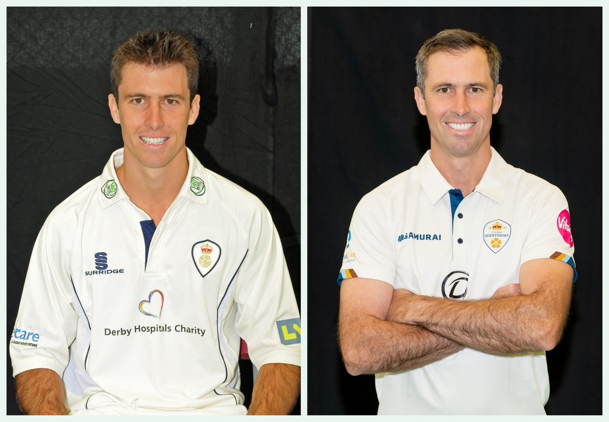 Press Day @DerbyshireCCC - Then and Now 1 At his first press day in 2010...and today - @waynemadders77