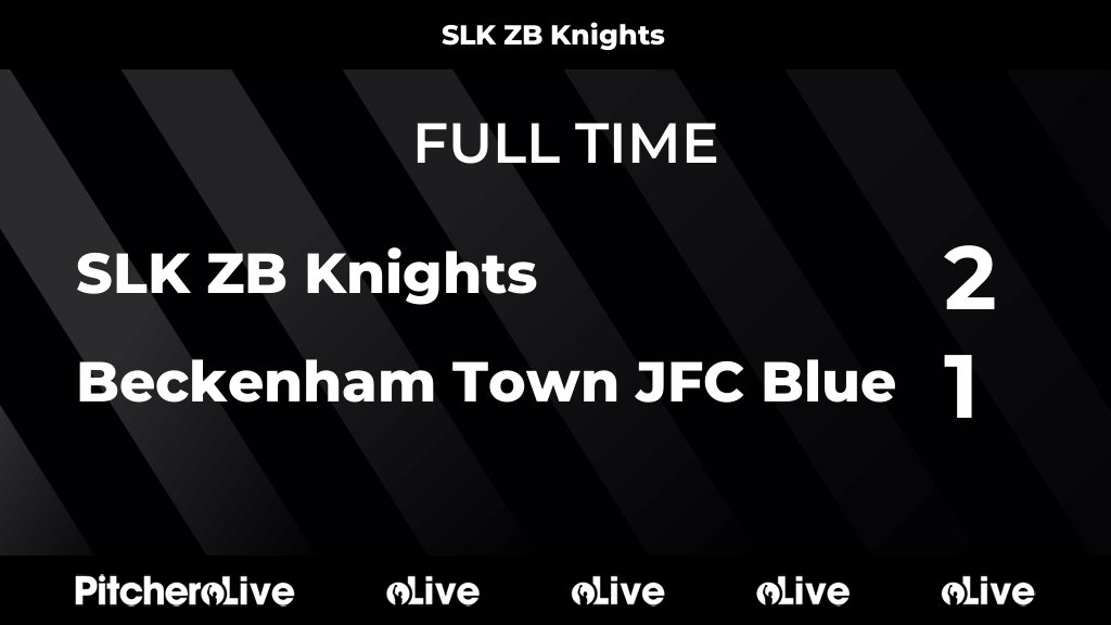 FULL TIME: SLK ZB Knights 2 - 1 Beckenham Town JFC Blue
#SLKBEC #Pitchero
southlondonkings.com/teams/193713/m…