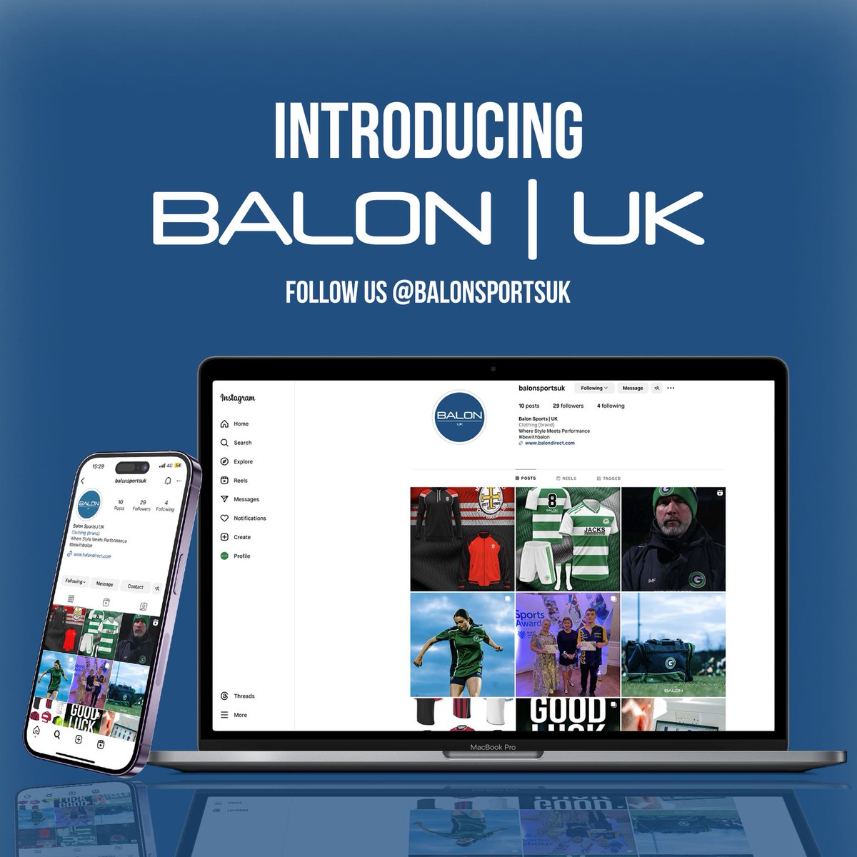 Hey UK/Northern Ireland based followers! 🇬🇧👋

Go follow our sister account Balon Sports UK on Facebook, Instagram &amp; Twitter to stay up to date with Balon news in your area.

#BeWithBalon
