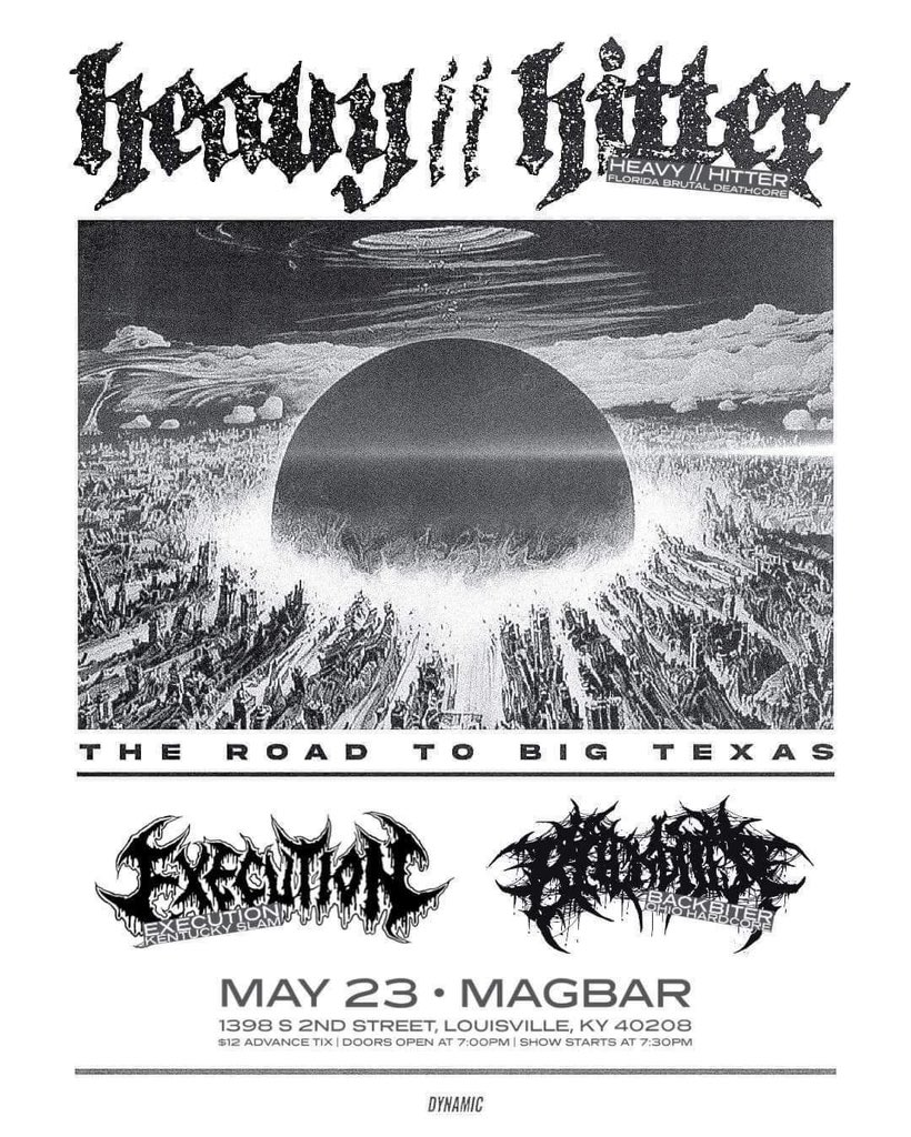 Louisville in May with <a href="/heavyhitterfl/">Heavy//Hitter</a> 

🎟️: zplnr.com/events/heavyhi…