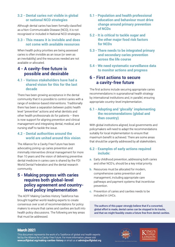 We must include #oralhealth #curricula #prevention and management modules as part of the formal and lifelong #training of #healthcare professionals, across the spectrum. #CavityFreeFuture

More info: bit.ly/MakeCavitiesHi…