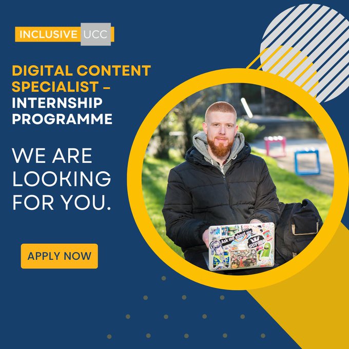 Calling any <a href="/UCC/">UCC Ireland</a> students looking for paid work this summer. We have 16 internships over 10 weeks, starting 10th of June. You'll be working to make digital learning materials more accessible in UCC. The pay rate is €12/70 per hr (30hrs per wk). 
Apply - forms.office.com/e/GQaMRwkeSa