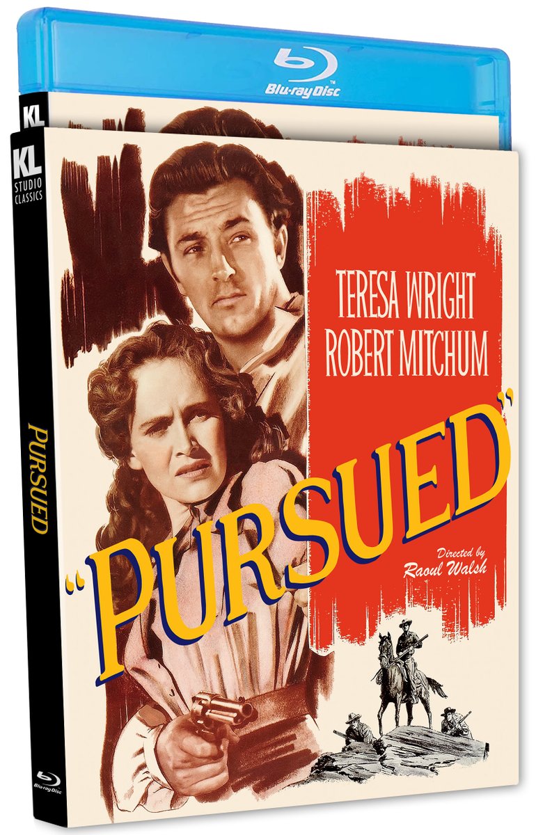 Coming May 28th! kinolorber.com/product/pursue… PURSUED (1947) • 2022 HD Master by Paramount Pictures – From a 4K Scan of the 35mm Original Camera Negative, Dupe Negative and Comp Print • NEW Audio Commentary by Film Historian Imogen Sara Smith • Introduction by Martin Scorsese