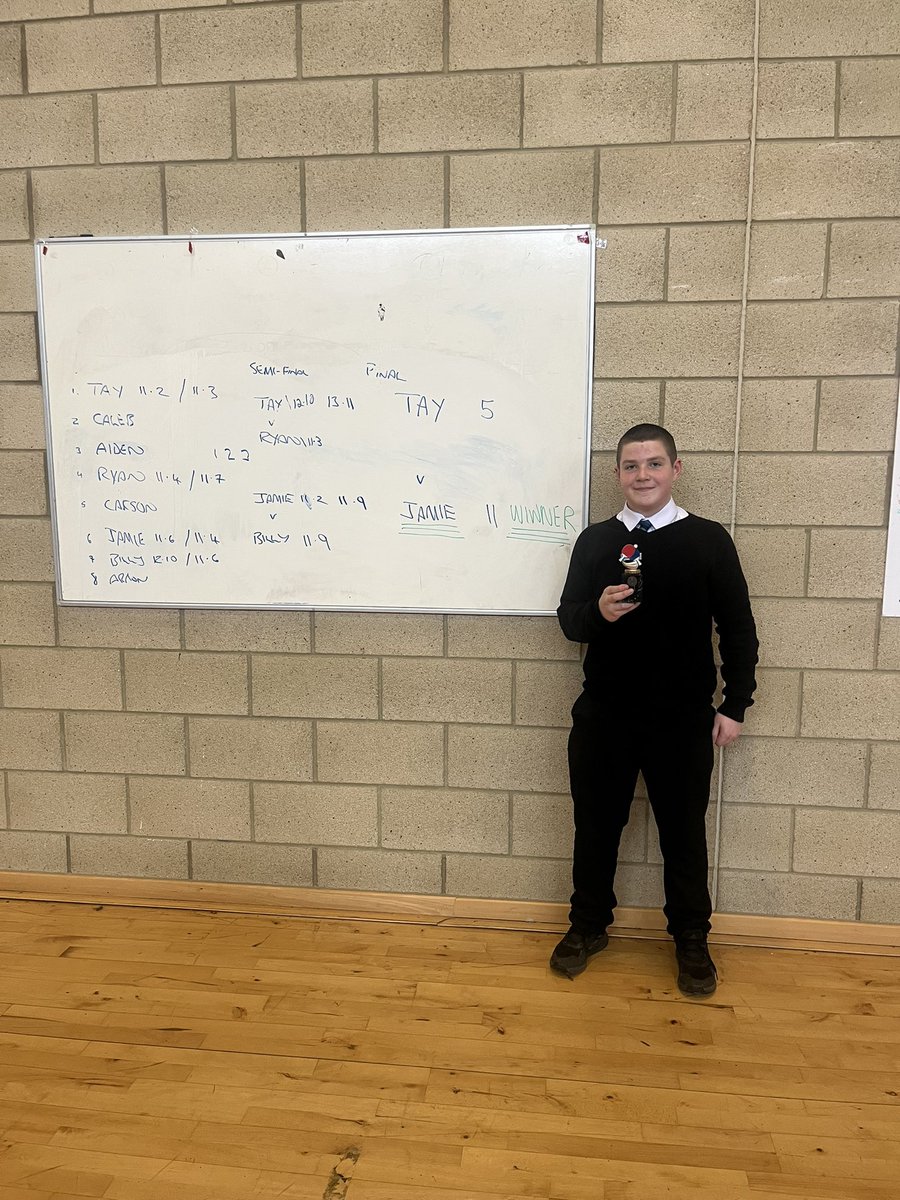 💫Celebrating Success 💫 

Well done to Jamie Prentice for winning first place in the Table Tennis Competition 🏓 

Thank you to Vincent for setting up this opportunity for the boys 😁