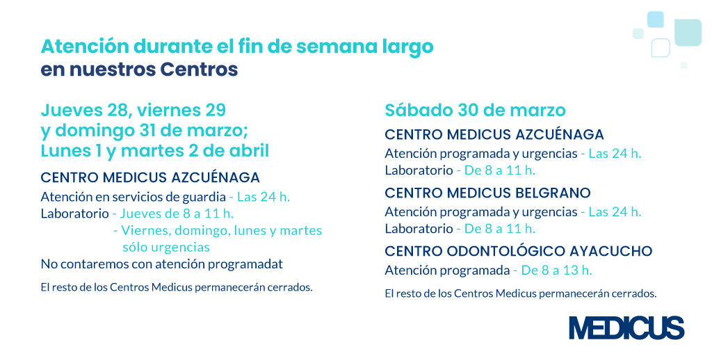 #MedicusTeInforma