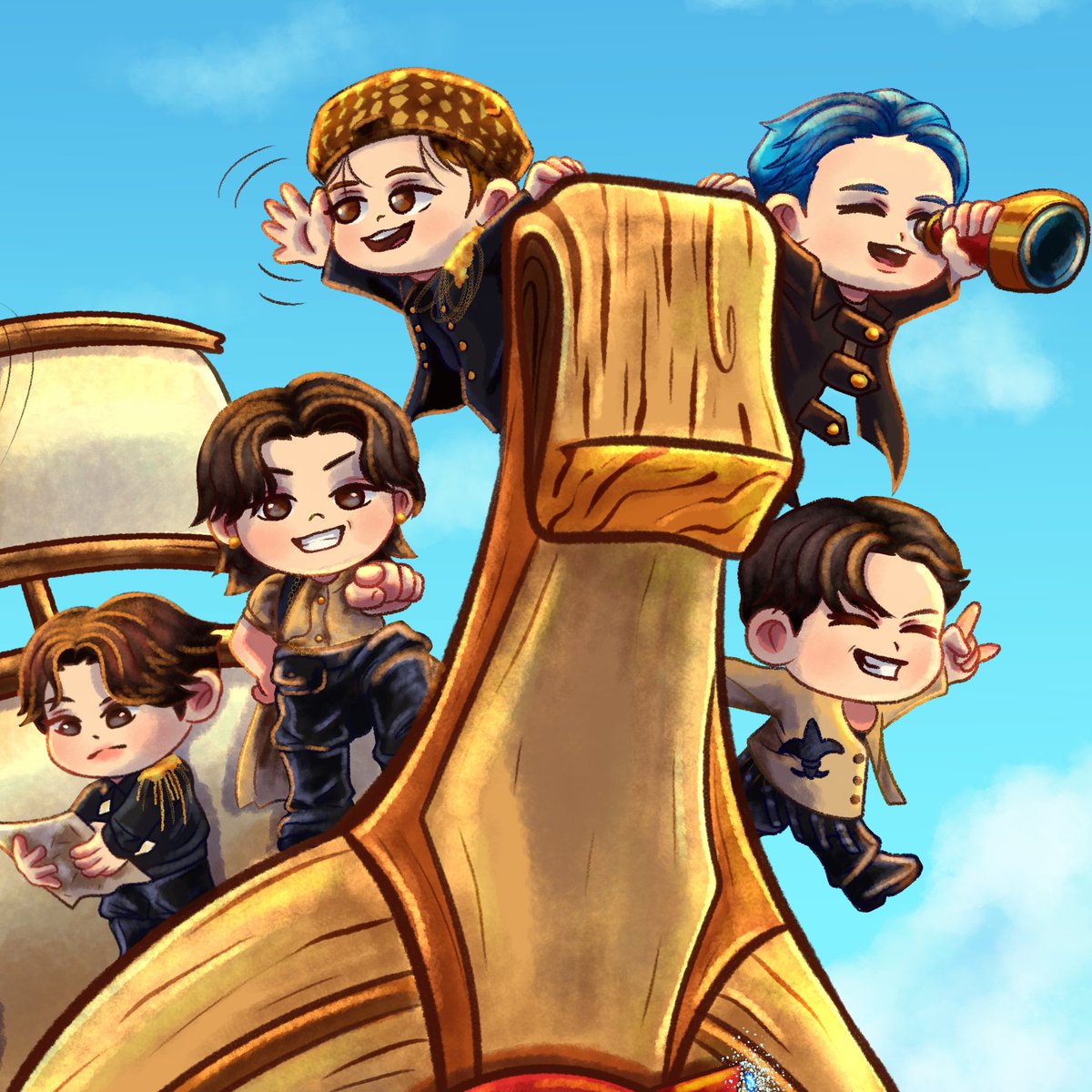 DrawPollito's tweet image. Holiss, aquí un pequeño dibujo para conmemorar los 6 años de Stray kids 💖🏴‍☠️
#hyunjin #bangchan #changbin #han #seungmin #leeknow #minho #felix #jeongin #straykids #straykidsfanart #straykidsday #straykids6thanniversary