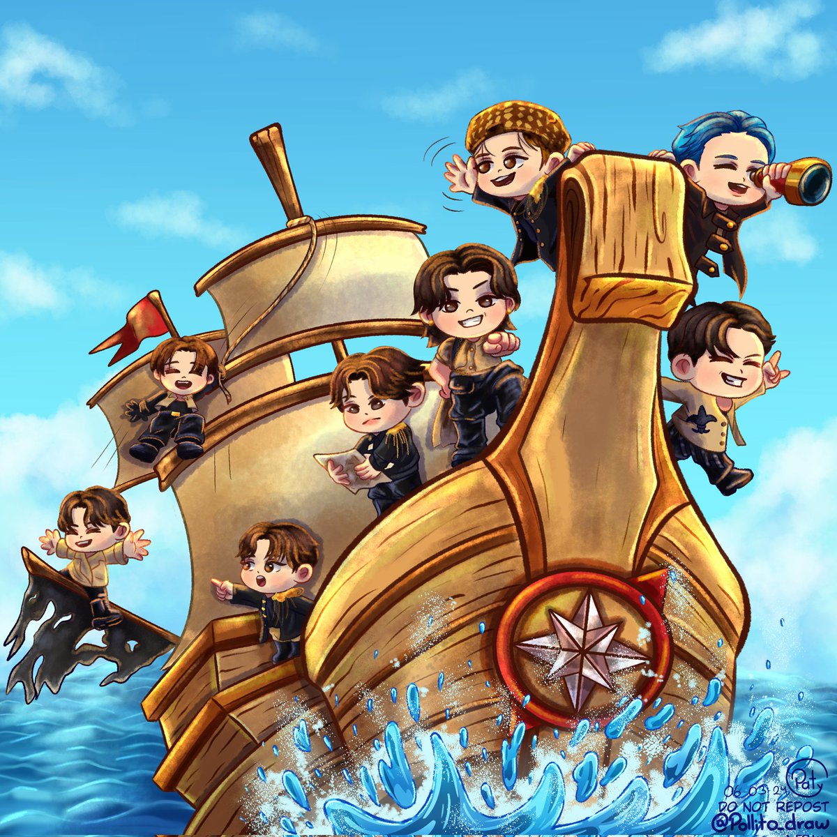 DrawPollito's tweet image. Holiss, aquí un pequeño dibujo para conmemorar los 6 años de Stray kids 💖🏴‍☠️
#hyunjin #bangchan #changbin #han #seungmin #leeknow #minho #felix #jeongin #straykids #straykidsfanart #straykidsday #straykids6thanniversary