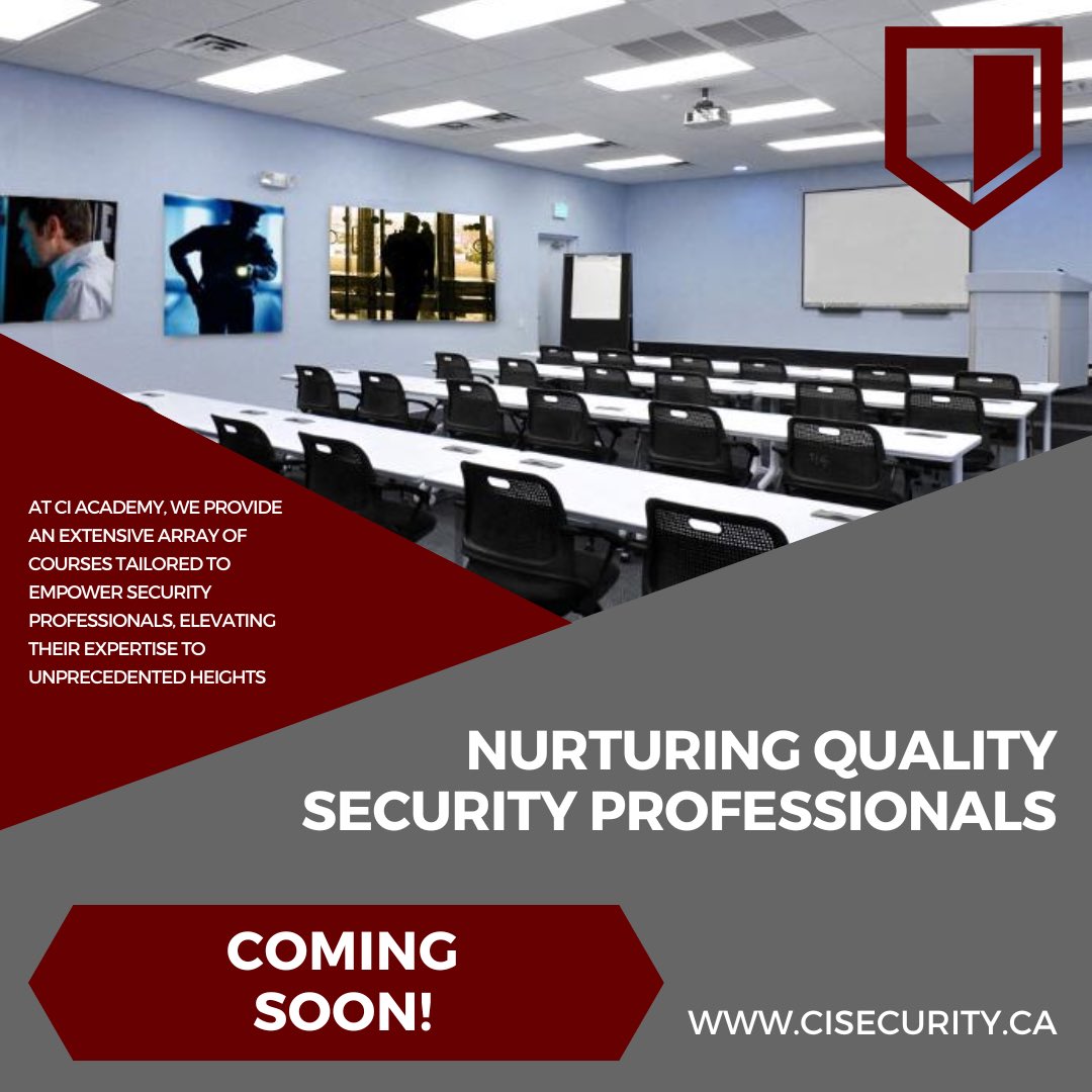 CISECURITYSER's tweet image. Excited to announce the upcoming launch of CI Academy, where we&apos;re dedicated to cultivating the next generation of top-notch security professionals! Stay tuned for updates and enrollment details. 

#cisecurity