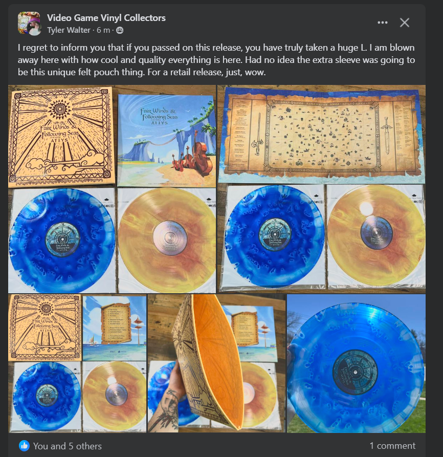 zreosq's tweet photo. Agreed. #vgmvinyl https://t.co/eB4Zk3A0rw