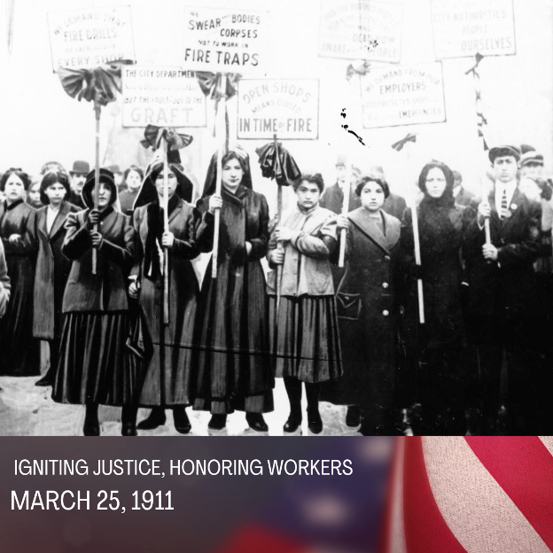wbils_'s tweet photo. Today March 25, we remember the lives lost during Triangle Shirtwaist Factory fire of 1911. The incident remains a stark reminder of the need for safe workplaces and workers' rights.
#RememberTriangle #WorkersRights #WorkplaceSafety #LaborHistory #TriangleFire #SocialJustice https://t.co/TsEsTBt4j4