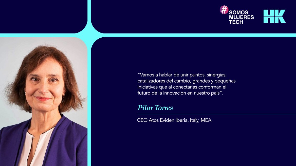 #SomosMujeresTech, Pilar Torres, CEO <a href="/Atos/">Atos</a> Eviden Iberia, Italy, MEA, nos dibuja en su artículo el mapa con algunas de las iniciativas de #innovación más importantes en nuestro país, sin hablar de IA. Podéis leer su artículo en @disruptores_inn: t.ly/kUMXV  <a href="/AtosES/">Atos España</a>