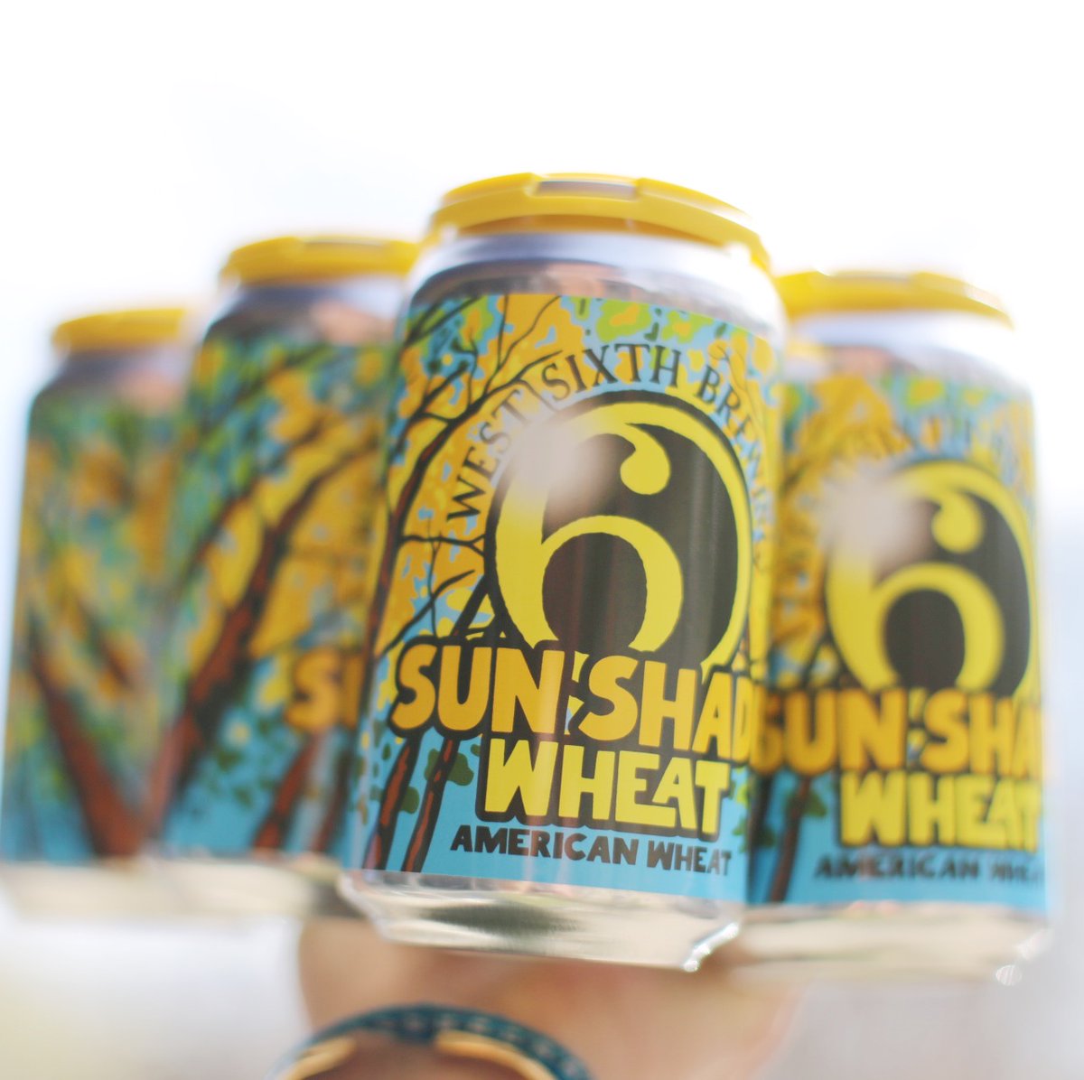 SUNSHADE WHEAT 💛🌾☀️ Our Spring seasonal is BACK in taprooms and on KY shelves starting Monday 3/25! With a full wheat malt backbone that's balanced by citrus esters, this easy drinking beer is like Springtime in a can (or a pint)! 🌸