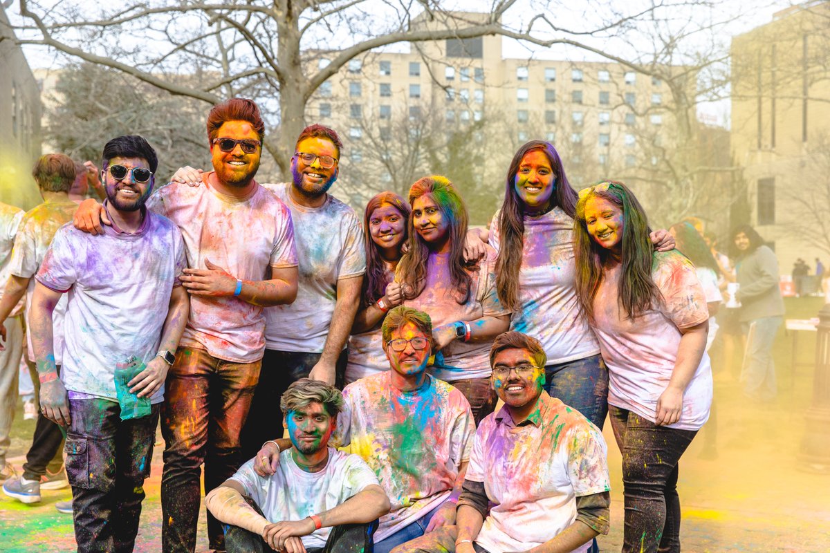 🥳🎨 Happy Holi 🌈 This vibrant festival of colors celebrates joy, love, forgiveness, friendship AND the arrival of spring 🌸🌺 📸 Photos by 'Kush' 🤩 instagram.com/shot.by.kush/ #HappyHoli #FestivalofColors #Community #Cultured #RutgersNewark